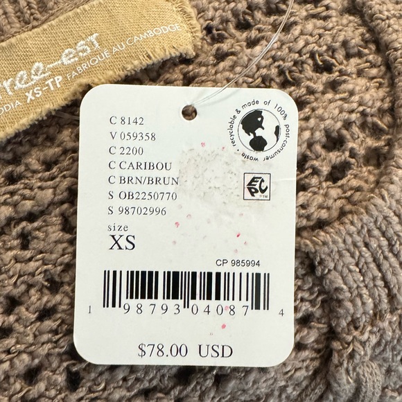 FREE PEOPLE Amalia Sweater Mini DRESS - Picture 9 of 10